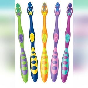 🏖 New in Package Dr. Fresh Manual Kids' Extra Soft Toothbrushes Pack of 5